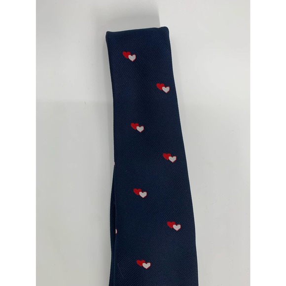 SCHRETER Silk Adam York Hearts Print Made in USA - Picture 3 of 5